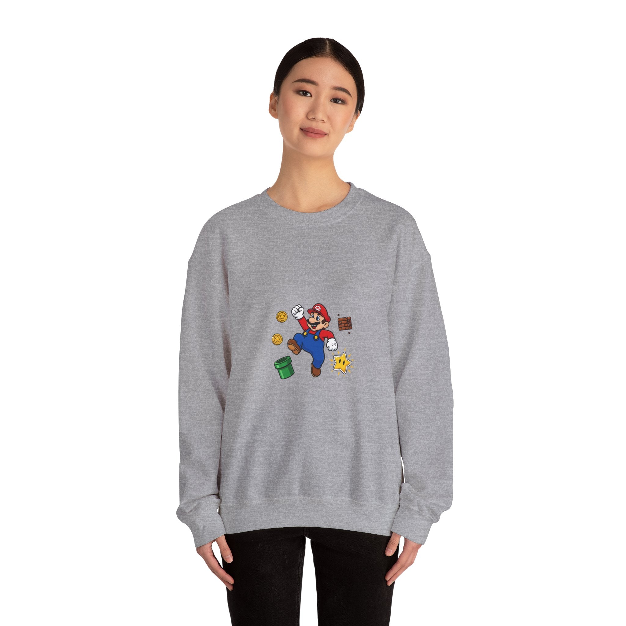 Retro Racing Flames Crewneck Sweatshirt | vintage car illustration, cartoon dragster