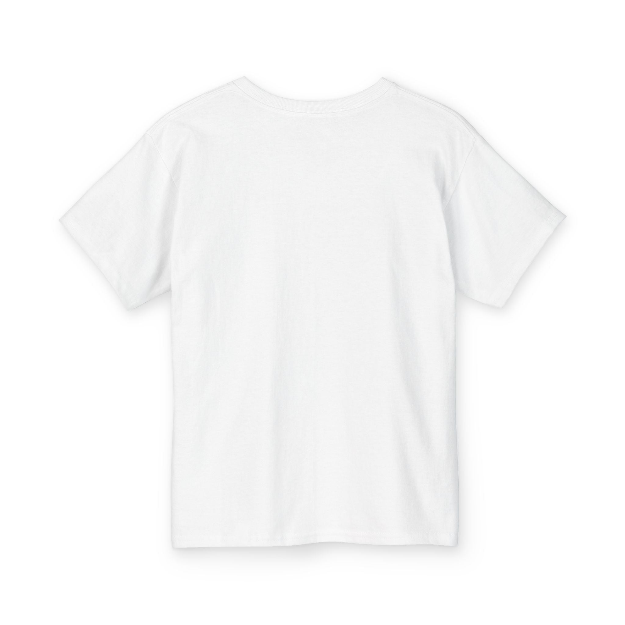 White t-shirt on a white background