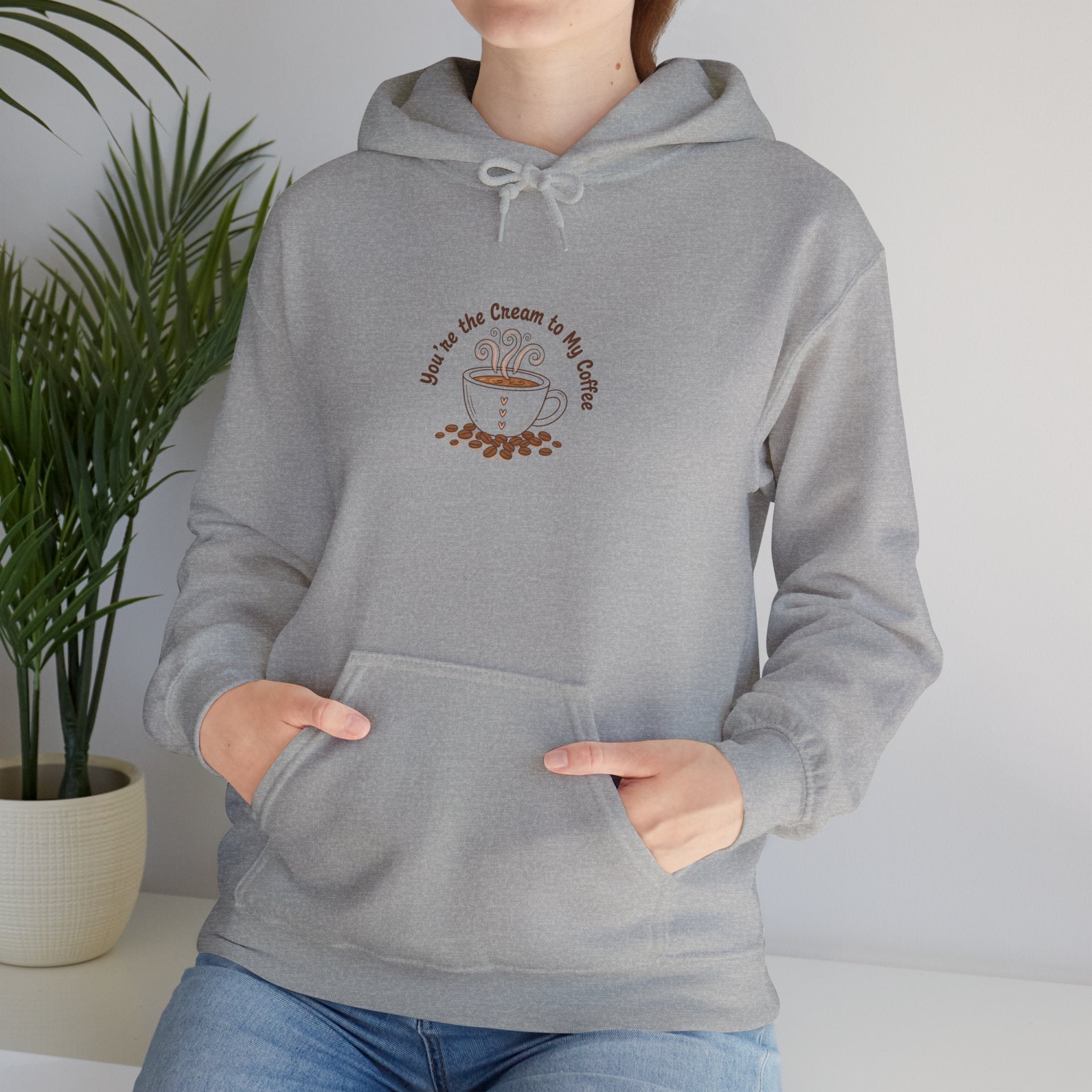Coffee & Cuddles Hoodie | cozy coffee love quote, everyday-romance