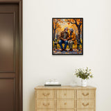 “Growing Old Together” – Framed Fine Art Poster on Thick Matte Paper