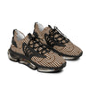 Men's Brown Retro Wave Mesh Sneakers — Lightweight Athletic Shoes