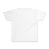 Plain white t-shirt on a white background