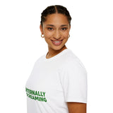 Internally Screaming T‑Shirt — Funny Graphic Tee for Millennial & Gen Z Humor