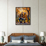 “Growing Old Together” – Framed Fine Art Poster on Thick Matte Paper