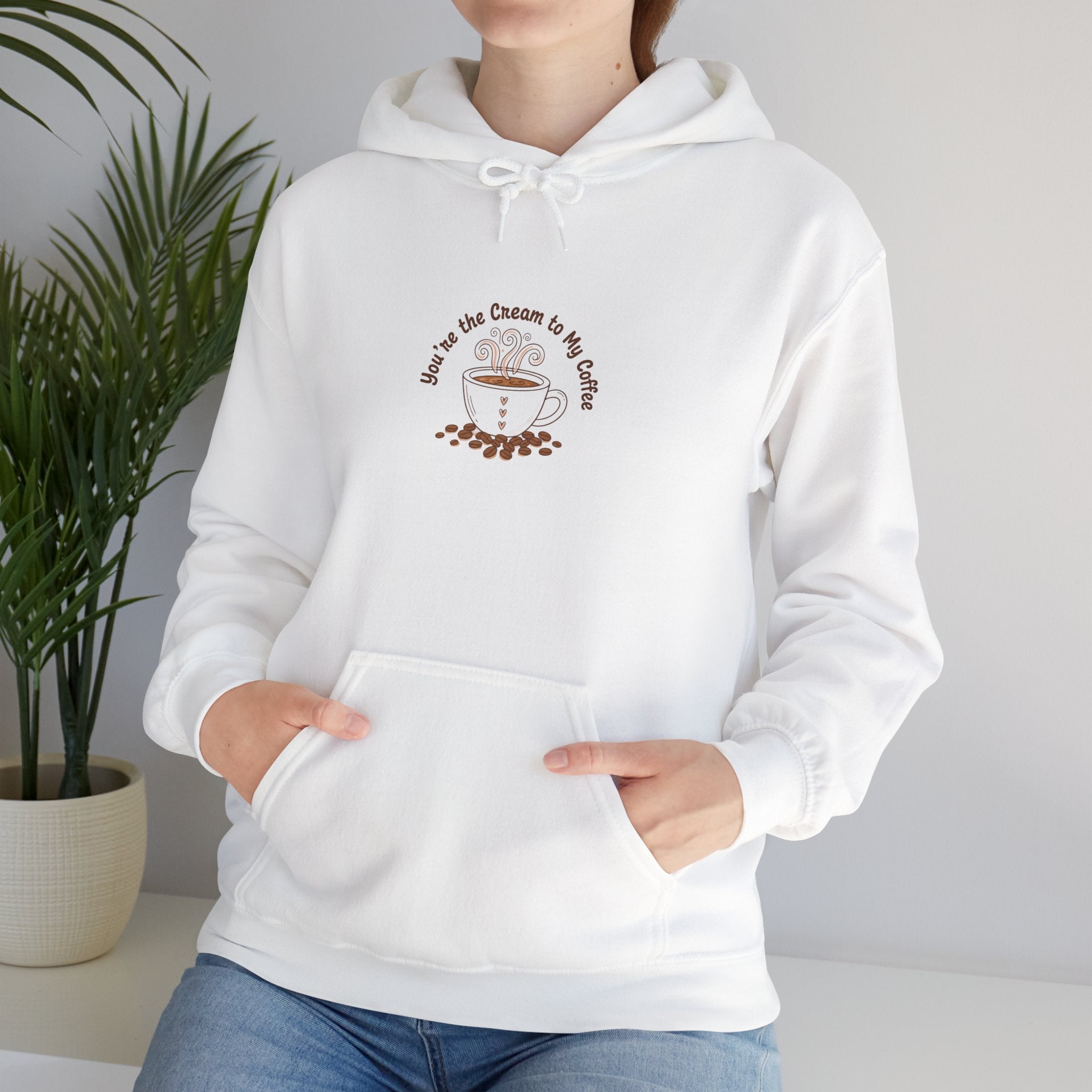 Coffee & Cuddles Hoodie | cozy coffee love quote, everyday-romance