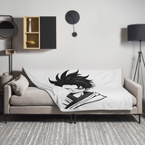 Minimal Warrior – Artistic Throw Blanket
