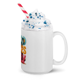 Cute Panda “Good Vibes Only” White Glossy Coffee Mug – Positive Mood Ceramic Mug