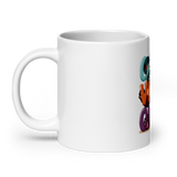 Cute Panda “Good Vibes Only” White Glossy Coffee Mug – Positive Mood Ceramic Mug