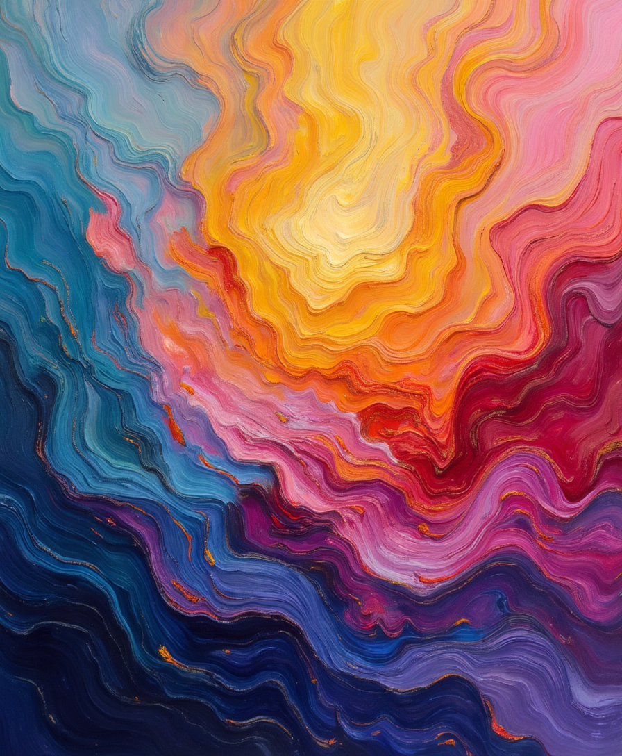 Chromatic Awakening: How Color Therapy Abstract Art Transforms Modern Spaces