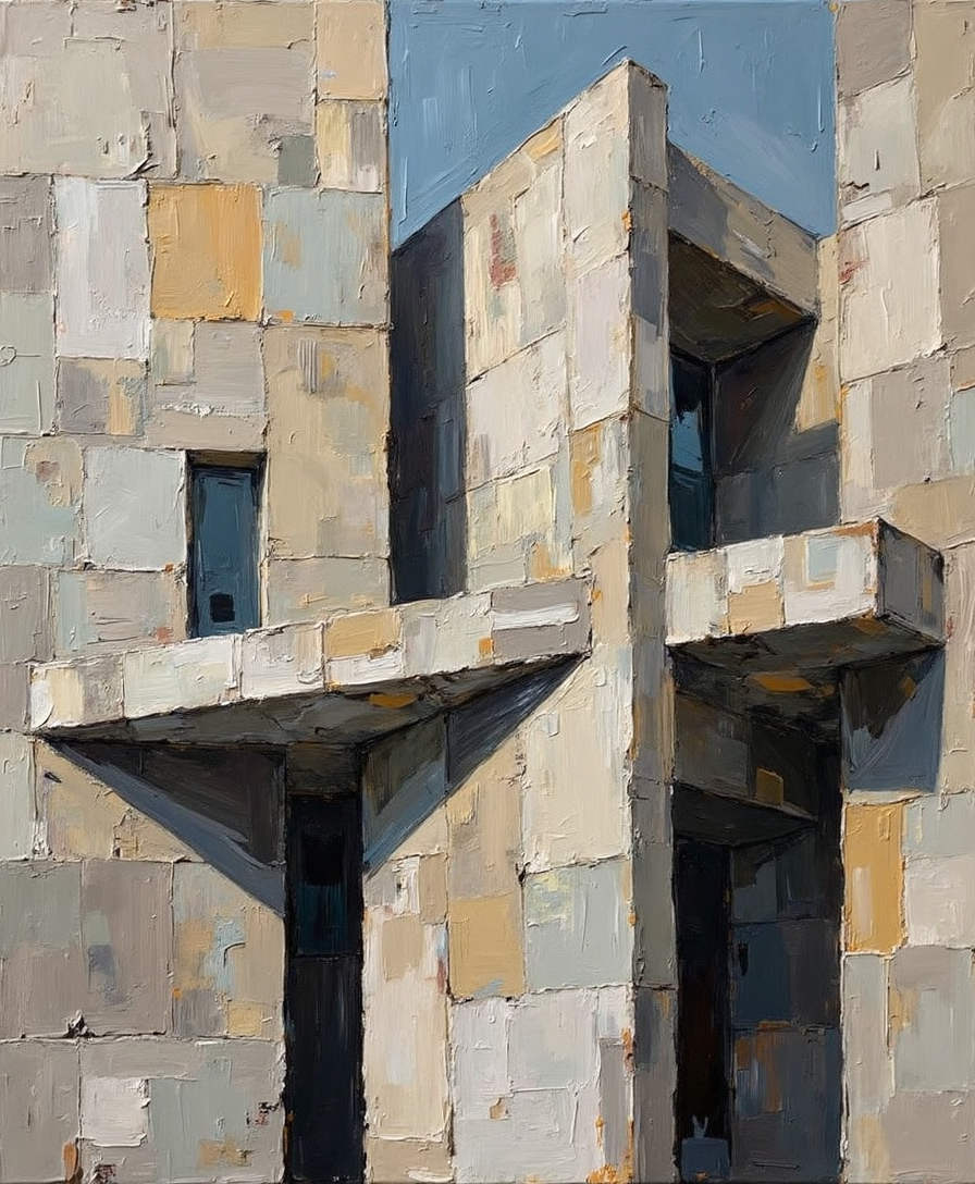 Concrete Resolve: The Rise of Brutalist Abstract Art in Modern Interior Design