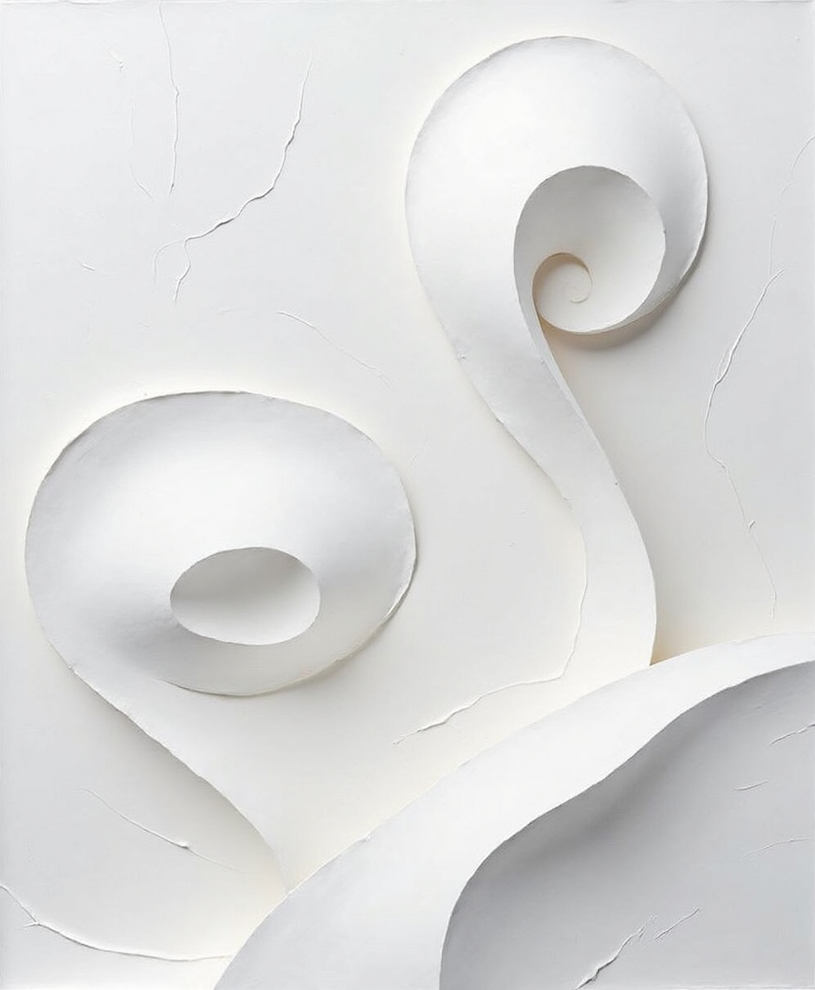 Silence in Form: The Power of Ultra-Minimal White Art in Contemporary Interior Design