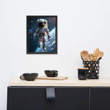 Astronaut Floating in Space – Cosmic Explorer Wall Art | NASA-Inspired Framed Poster for Sci-Fi & Space Lovers - Artifyanni