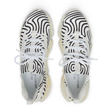 Zebra Wave Mesh Sneakers — Men’s Lightweight Athletic Shoes