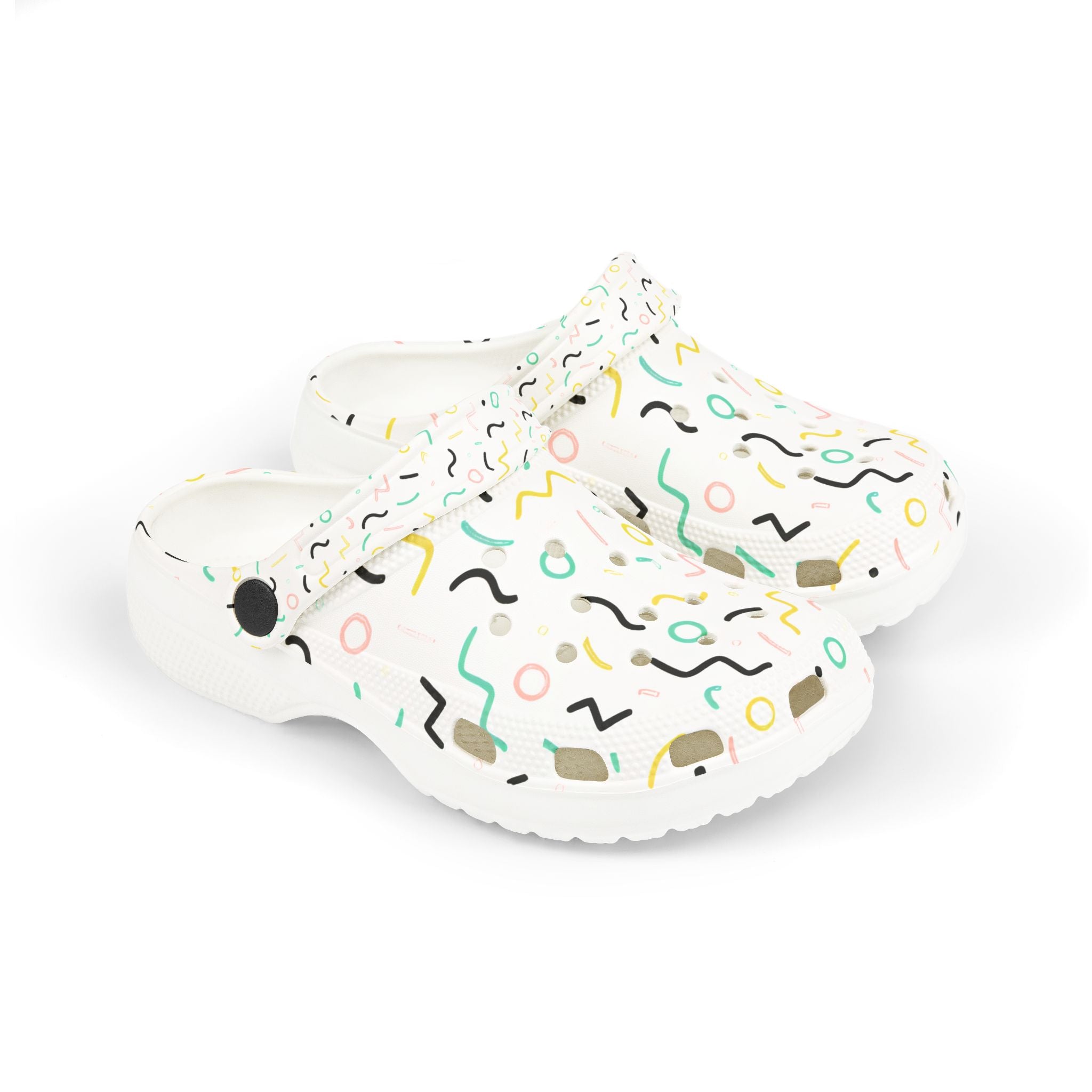 Kids Foam Clogs – Pastel Confetti Pattern