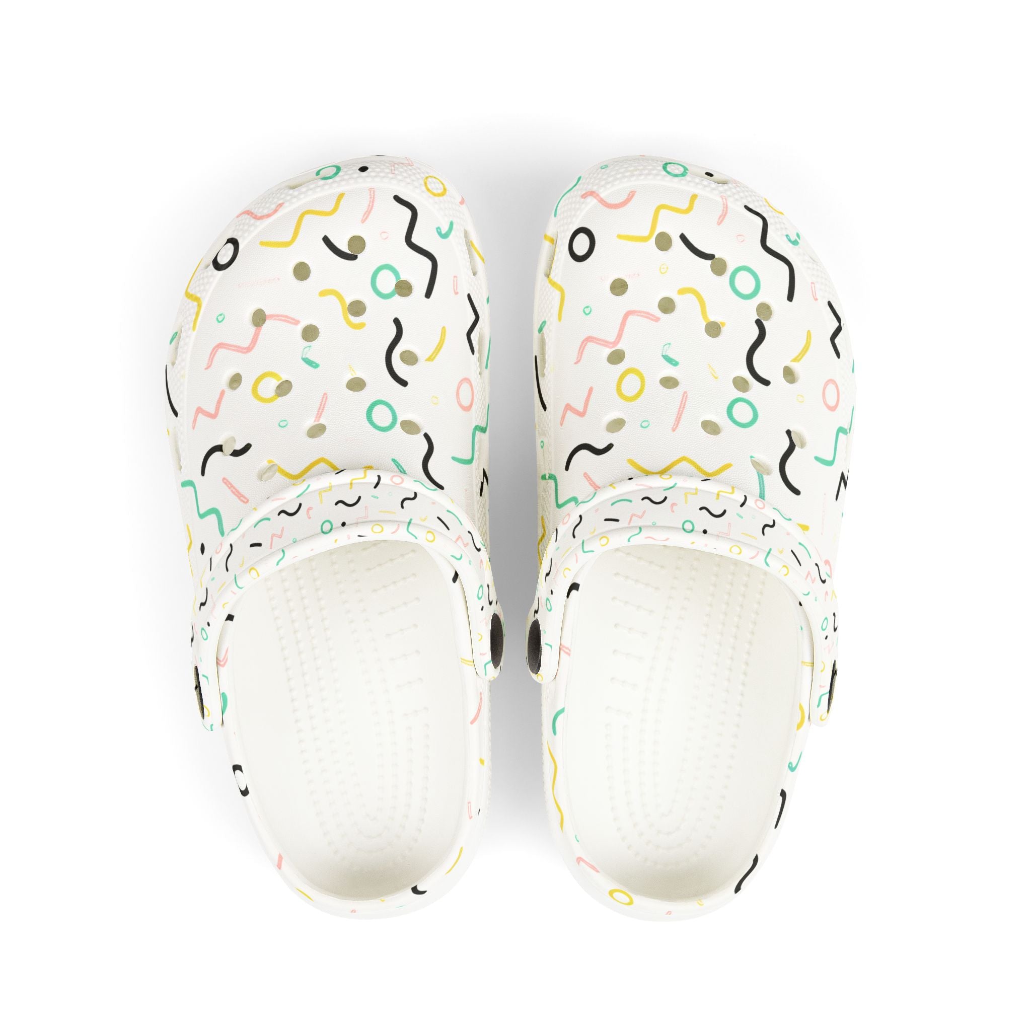Kids Foam Clogs – Pastel Confetti Pattern