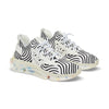 Zebra Wave Mesh Sneakers — Men’s Lightweight Athletic Shoes