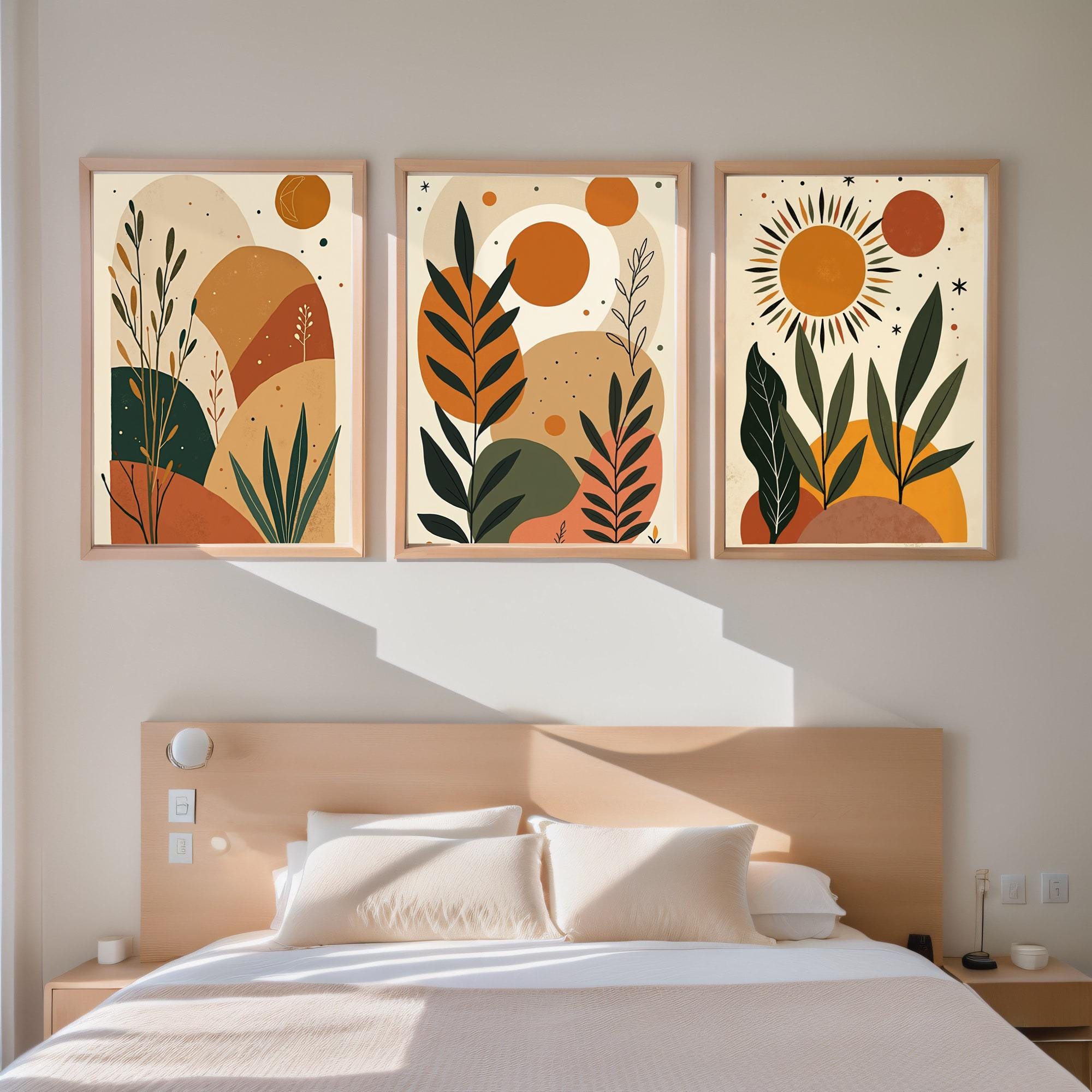 Boho Terracotta Print Set: Minimalist Neutral Wall Art (Digital Download)
