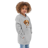 Cute Puppy Graphic Kids Fleece Hoodie – Soft, Cozy & Durable