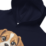 Cute Puppy Graphic Kids Fleece Hoodie – Soft, Cozy & Durable