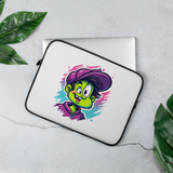 Colorful Cartoon Character Laptop Sleeve – Fun Pop Art Design