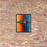 Eclipse of Emotions – Vibrant Modern Abstract Painting Print | Color Fusion Wall Art for Stylish Interiors - Artifyanni