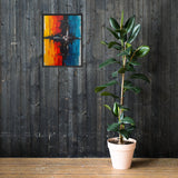 Eclipse of Emotions – Vibrant Modern Abstract Painting Print | Color Fusion Wall Art for Stylish Interiors - Artifyanni