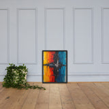 Eclipse of Emotions – Vibrant Modern Abstract Painting Print | Color Fusion Wall Art for Stylish Interiors - Artifyanni