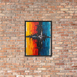 Eclipse of Emotions – Vibrant Modern Abstract Painting Print | Color Fusion Wall Art for Stylish Interiors - Artifyanni