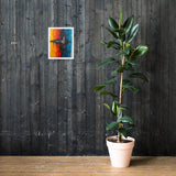 Eclipse of Emotions – Vibrant Modern Abstract Painting Print | Color Fusion Wall Art for Stylish Interiors - Artifyanni