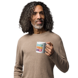 Cute Panda “Good Vibes Only” White Glossy Coffee Mug – Positive Mood Ceramic Mug