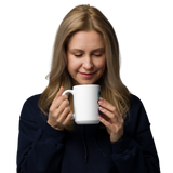 Cute Panda “Good Vibes Only” White Glossy Coffee Mug – Positive Mood Ceramic Mug