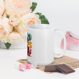 Cute Panda “Good Vibes Only” White Glossy Coffee Mug – Positive Mood Ceramic Mug