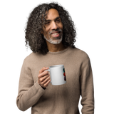 Cute Panda “Good Vibes Only” White Glossy Coffee Mug – Positive Mood Ceramic Mug