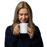 Cute Panda “Good Vibes Only” White Glossy Coffee Mug – Positive Mood Ceramic Mug